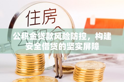 定南公积金贷款风险防控，构建安全借贷的坚实屏障