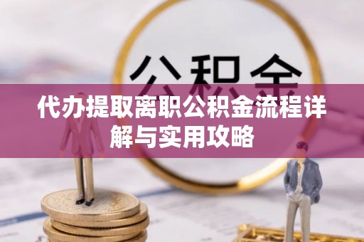 定南代办提取离职公积金流程详解与实用攻略