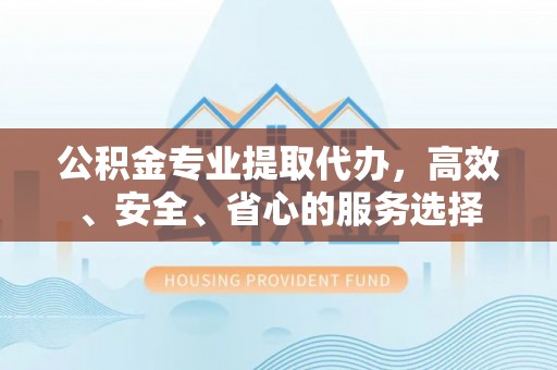 定南公积金专业提取代办，高效、安全、省心的服务选择