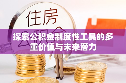 定南探索公积金制度性工具的多重价值与未来潜力