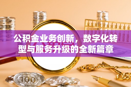 定南公积金业务创新，数字化转型与服务升级的全新篇章